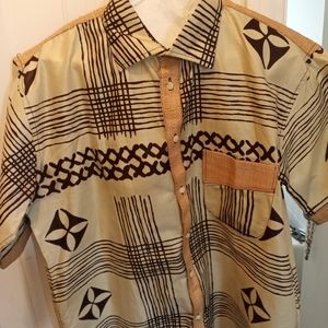 African print shirt
